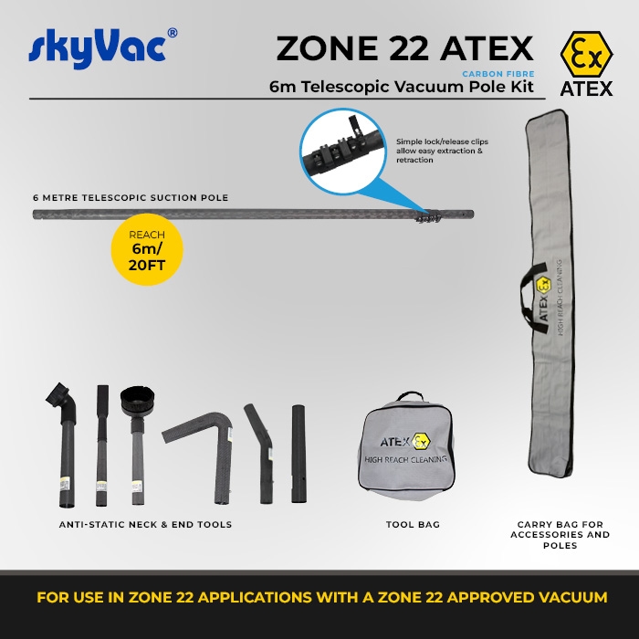 ATEX Telescopic Vacuum Pole Package