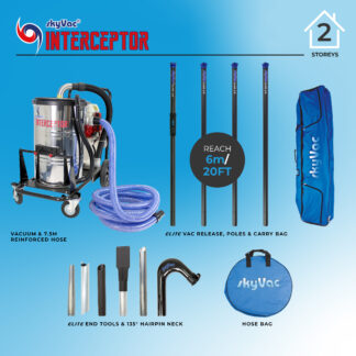 skyVac interceptor gutter vacuum