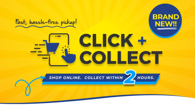 Fast, Hassle free pick-up now available!