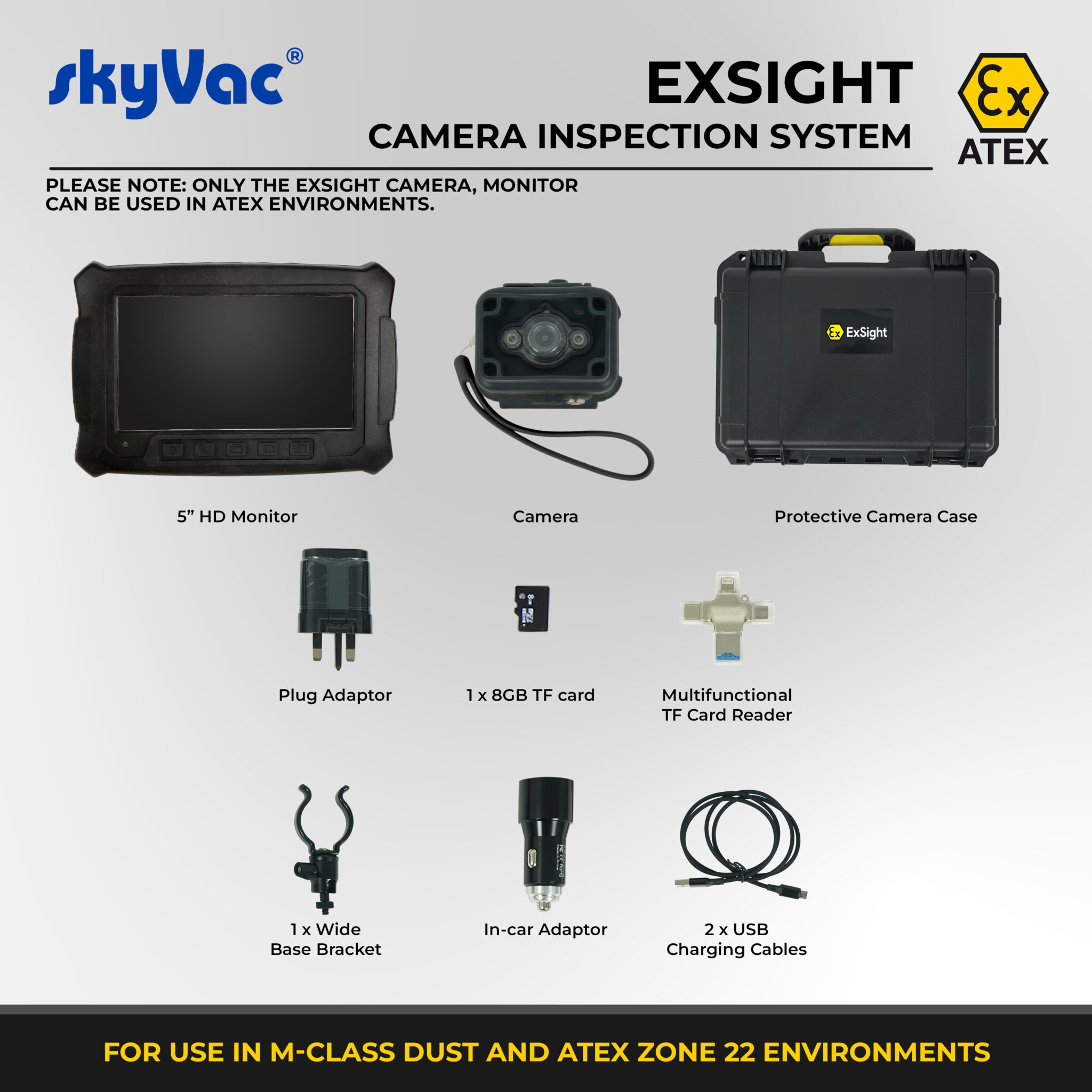 ExSight High-Level Inspection Camera - skyVac
