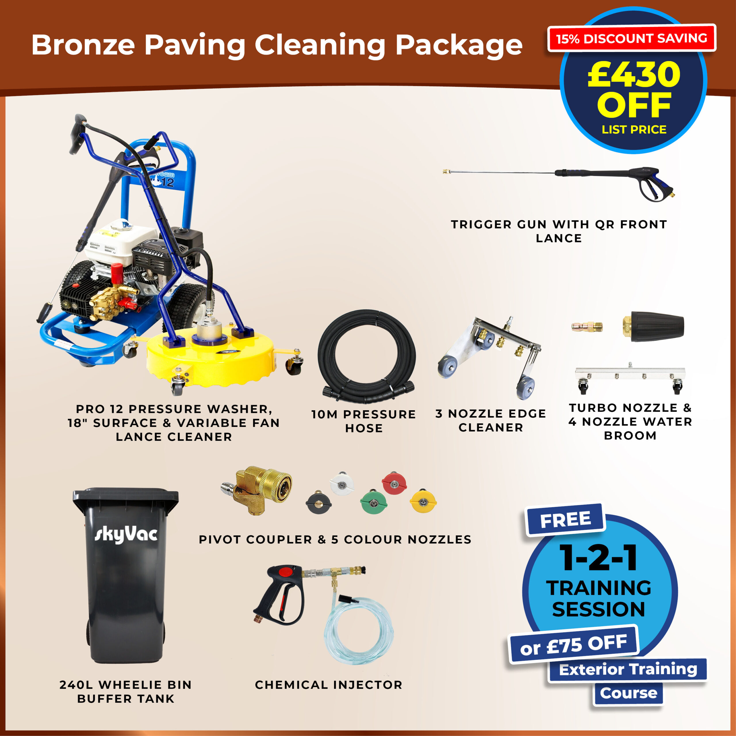 Bronze Paving Cleaning Package