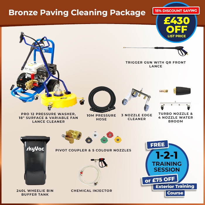 Bronze Paving Cleaning Package- Save up to 15% off list price