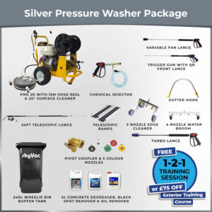 Silver Pressure Washer Package