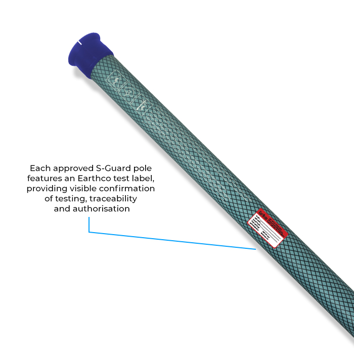 skyVac® S-Guard 44mm Elevate Pole - Image 4