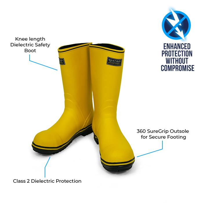 Quatro Dielectric Thermal Safety Boots
