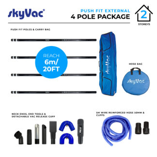 skyVac® Standard 44mm Push Fit Pole Package